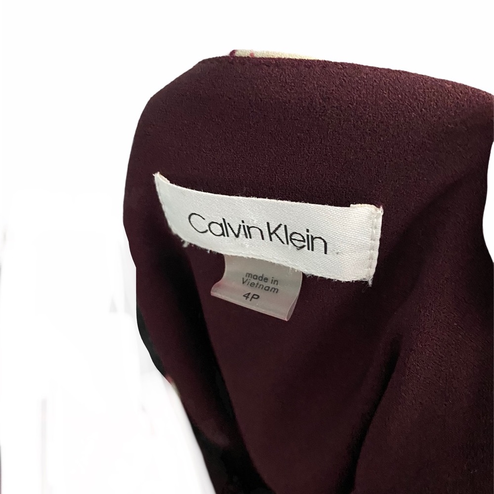 Calvin Klein purple floral metallic dress - Picture 5 of 5